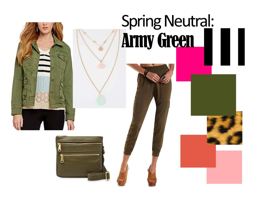 army green, spring, what to wear this spring, what to wear with army green, fashion blog, knoxville fashion, fashion blogger, west town mall, dillard's, altar'd state, charlotte russe, fossil, belk, 