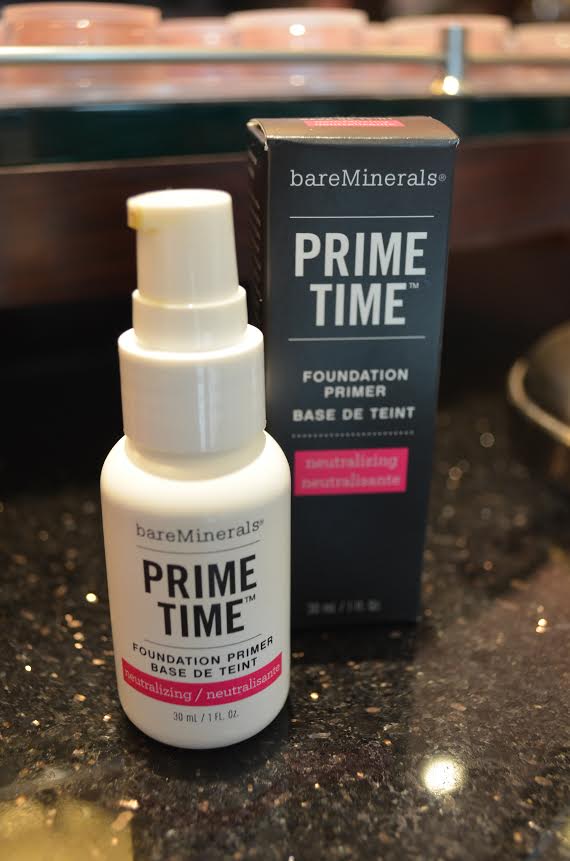 bare minerals, west town mall, primer, makeup, beauty blog, prime time, makeup primer, makeup, product review