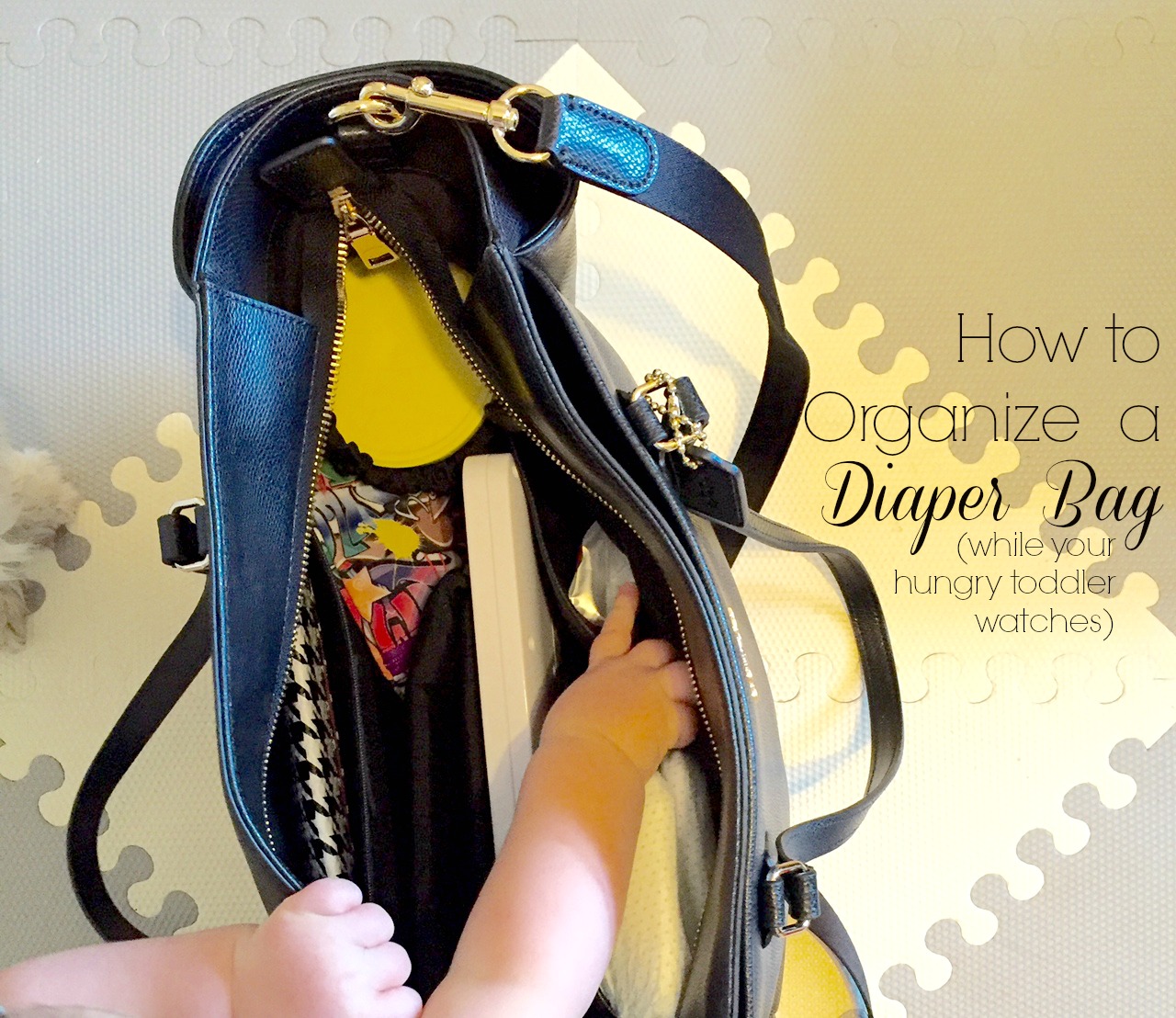 Organizing a {Diaper} Bag the Spiff