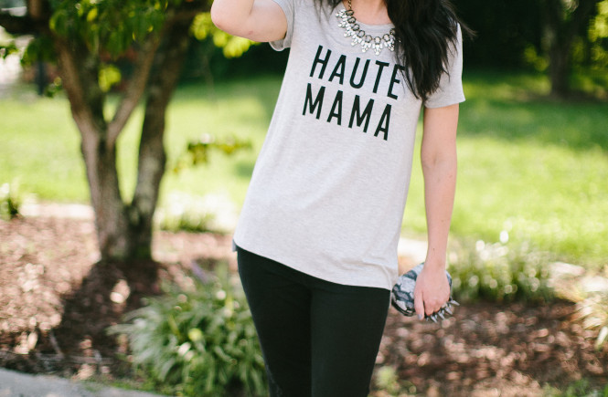graphic tee, fiore boutique, west town mall, mom blog, haute mom, mom graphic tee, knoxville fashion blogger, elizabeth ogle, what to wear with a graphic tee
