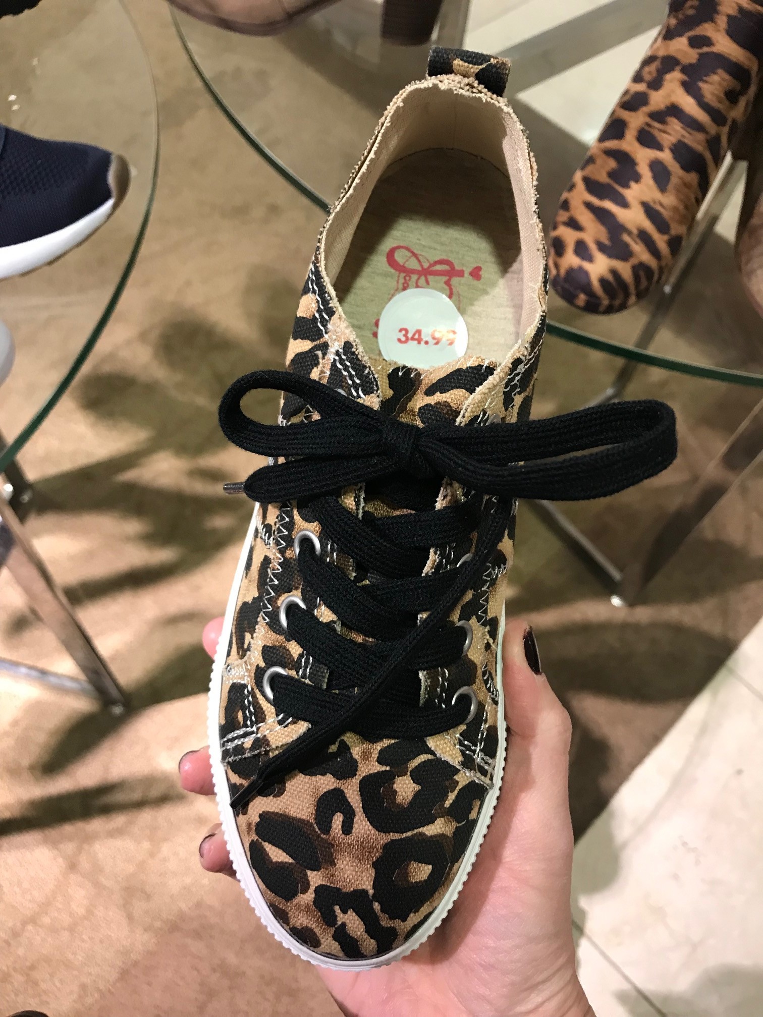 belk leopard print shoes
